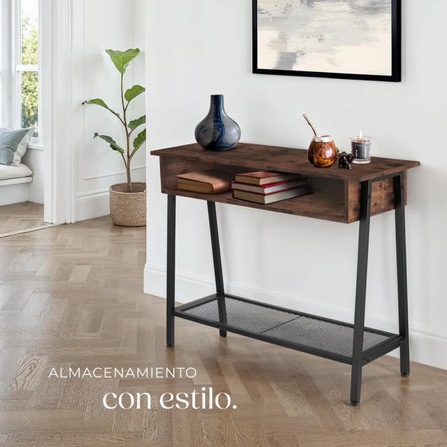 Thumbnail 6 de tectake Mesa Consola Industrial 100 x 35 x 80,5 cm