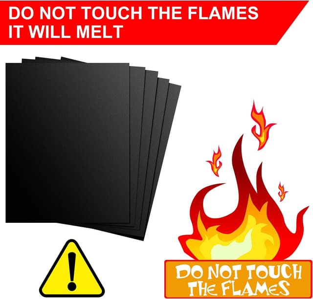 Thumbnail 6 de FIFlying BBQ Grillmatte 5er-Set (50 x 40 cm) – wiederverwendbare, antihaftbeschichtete Grillmatten