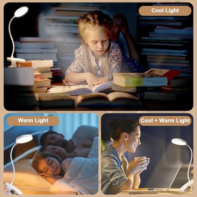 Detalle de Lenudar Leselampe 36 LEDs mit Touch Dimmbar