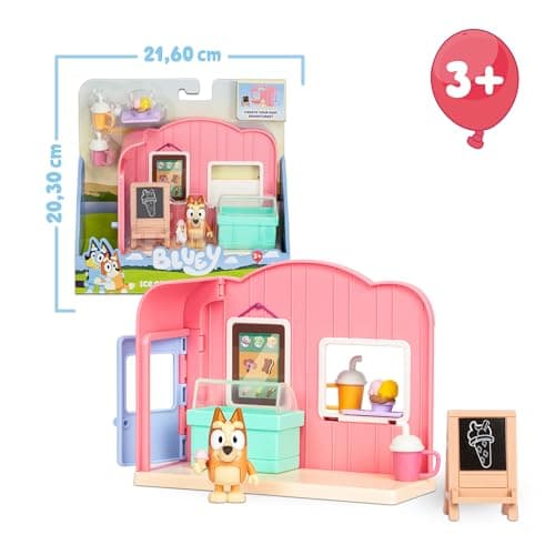 Detalle 2 de Famosa BLY70100 Bluey Mini Playset Tienda de Helados 🍦