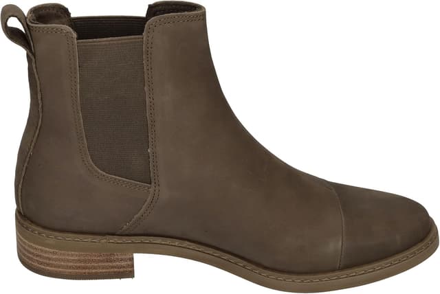 Thumbnail 4 de TOMS Charlie Leather Women’s Chestnut Heeled Chelsea Boots