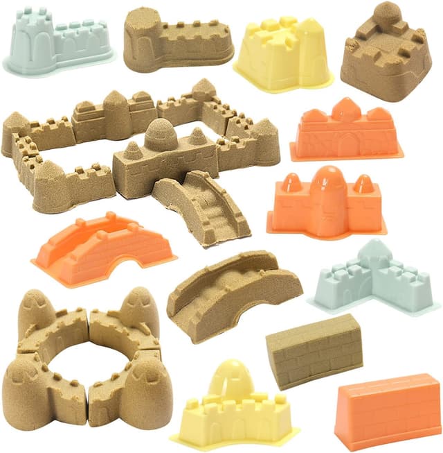 Detalle de YIDESTARS Play Construction Sand Kit 2.2lbs 🚜