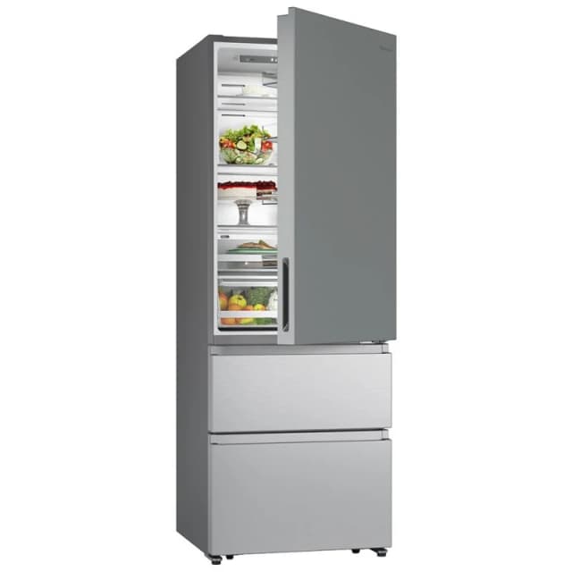 Detalle de Hisense RT641N4AIE Frigorífico combi No Frost, acero inoxidable