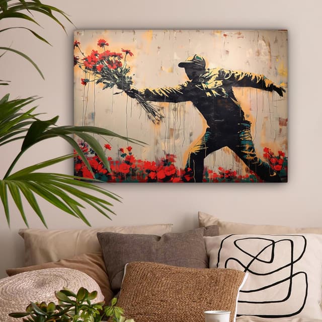 Thumbnail 5 de Impression sur toile 80x60 cm MuchoWow Street art