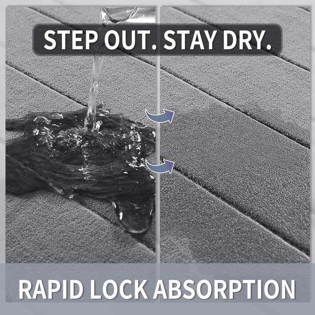 Detalle 2 de Yimobra Memory Foam Bath Mat, 24x17 ⚙