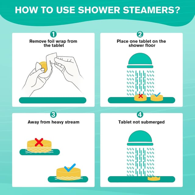 Thumbnail 6 de JoJowell 18 Pack Shower Steamers