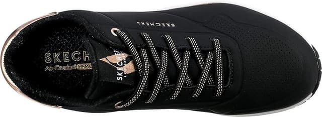 Detalle 2 de Skechers Uno - Shimmer Away, Zapatillas Mujer, Black