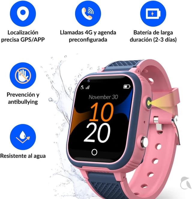 Detalle 2 de Robin Watch K1 reloj teléfono 4G para niños 2-3 días