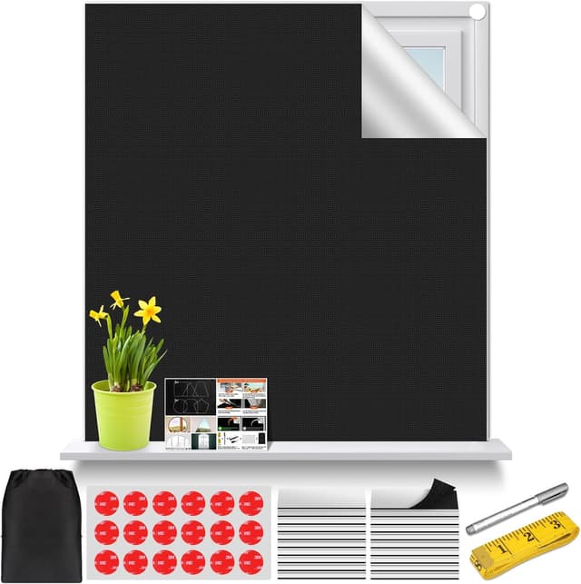 Detalle de MOCOBO Temporary Blackout Blinds 300x145cm