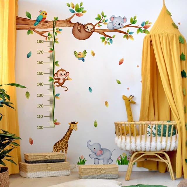 Detalle de FUFUQUARE Kids Height Chart wall stickers 1.5m 🖼