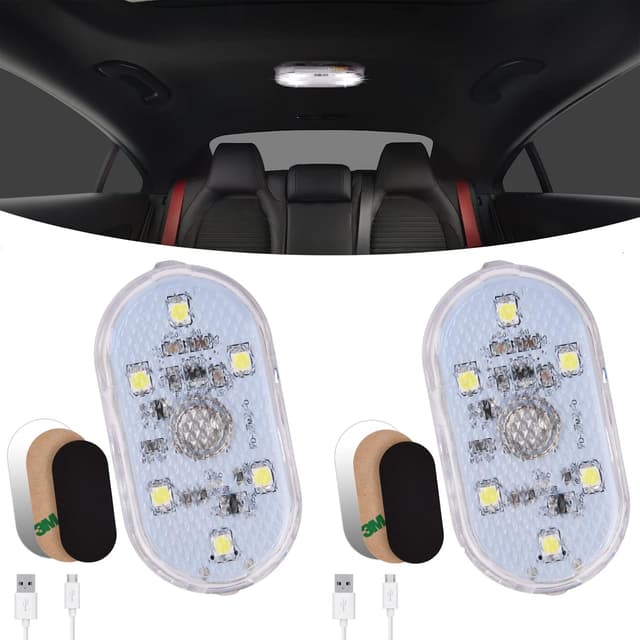 Detalle de URAQT Luce notturna LED auto 2 pezzi