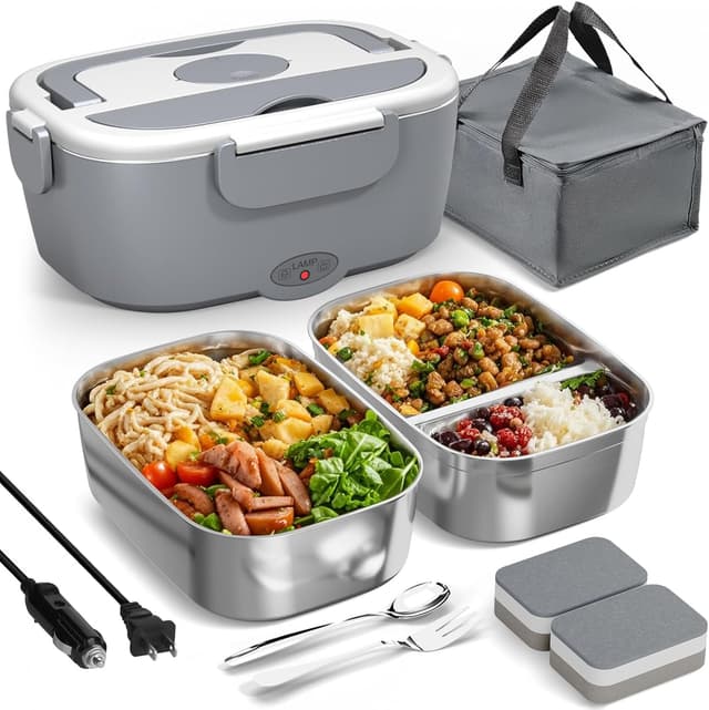 Imagen de Sitlais Heated Lunch Box 80W with 1.5L Stainless Steel ๐ฑ en OfertitasTOP