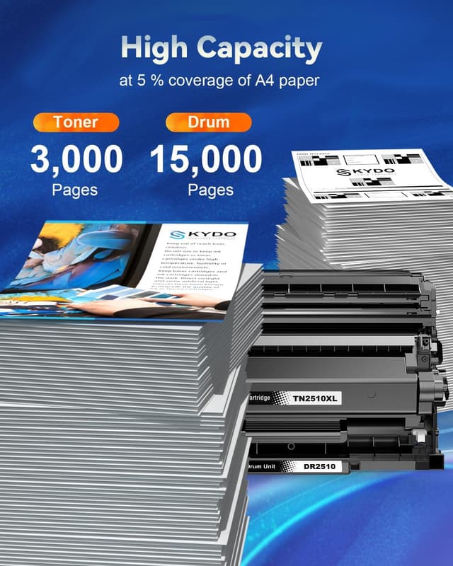 Detalle 2 de TN2510XL Toner + DR2510 Tamburo compatibili per Brother TN-2510XL