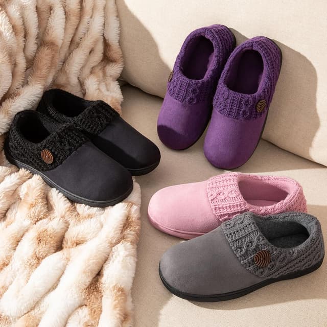 Thumbnail 6 de EverFoams microsuede memory foam slippers