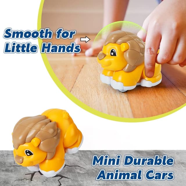 Detalle 2 de HahaGift Animal Car Toys 12-18 Months