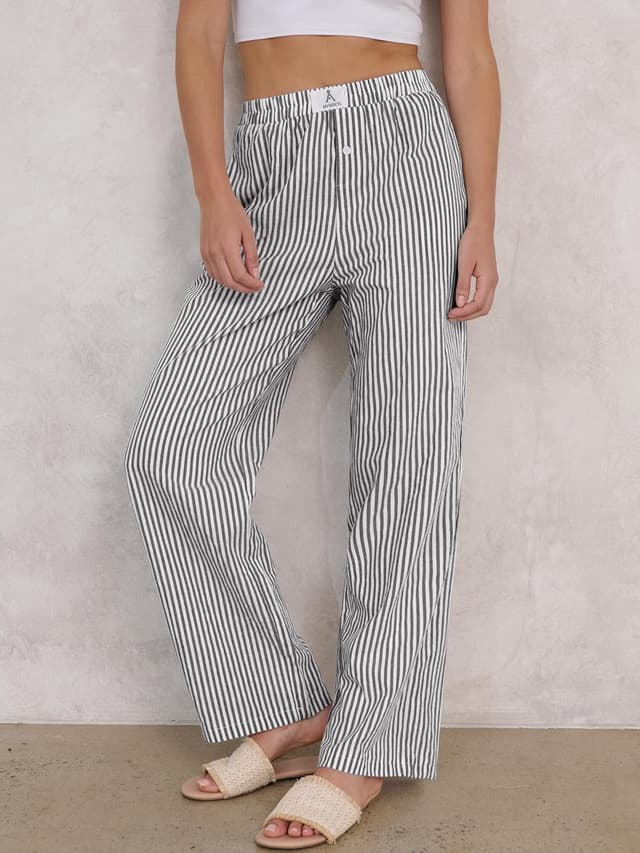Thumbnail 5 de ANRABESS Striped Gingham Pajama Pants XS-XXL