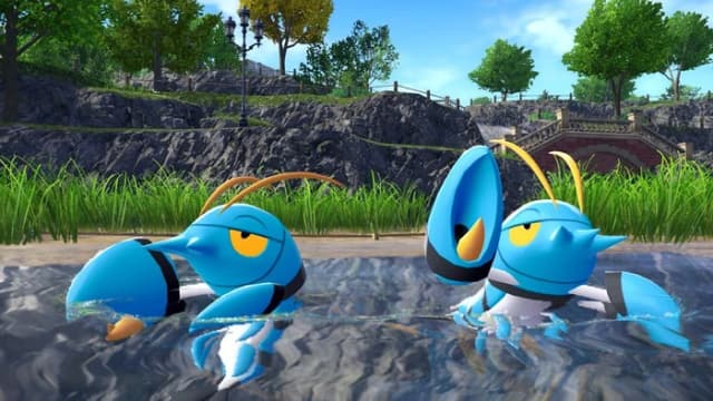 Thumbnail 25 de Nintendo Switch Rot/Blau + Pokémon-Legenden: Z-A inkl. BlueBuilt Schutzhülle