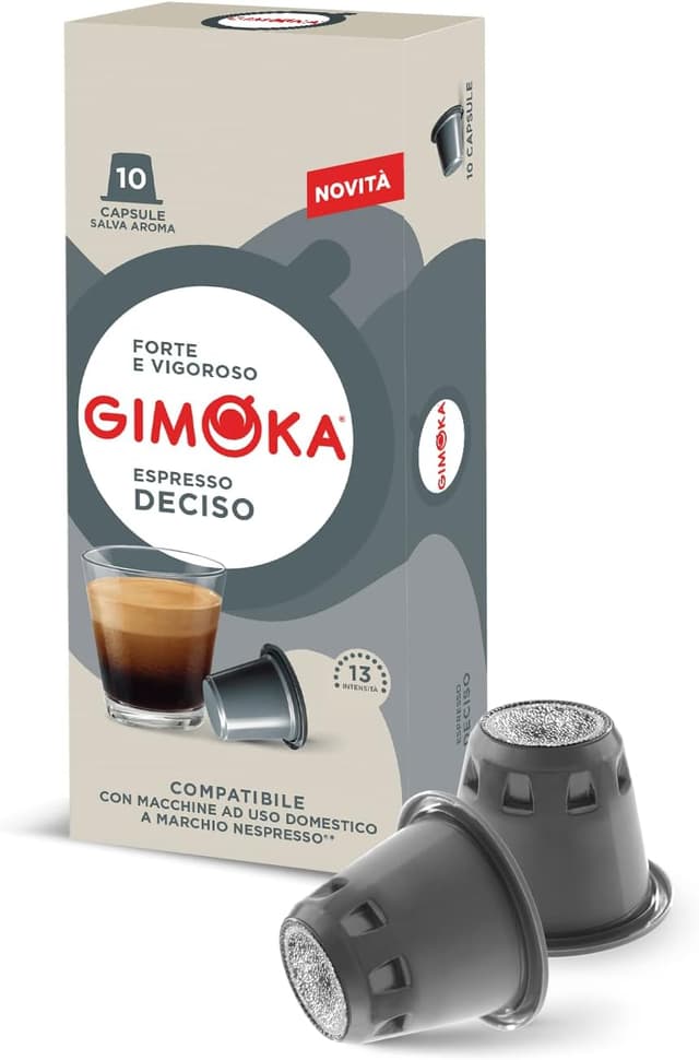 Detalle de Gimoka capsule compatibili Nespresso: assortimento di miscele e aromi (100 capsule)