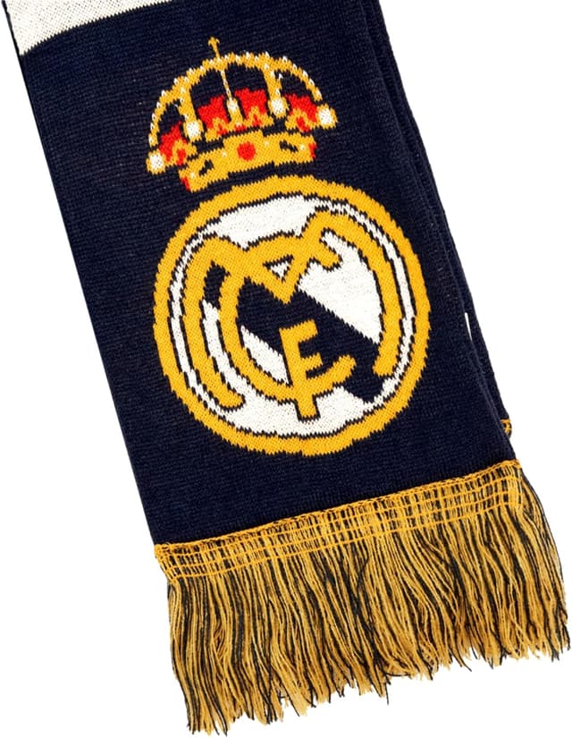 Detalle de Real Madrid CF Reversible Soccer Scarf by Icon Sports — Unisex Adult Fan Scarf