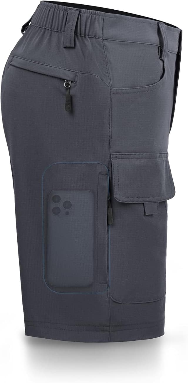 Imagen de Hiauspor Men's Hiking Cargo Shorts 9 en OfertitasTOP