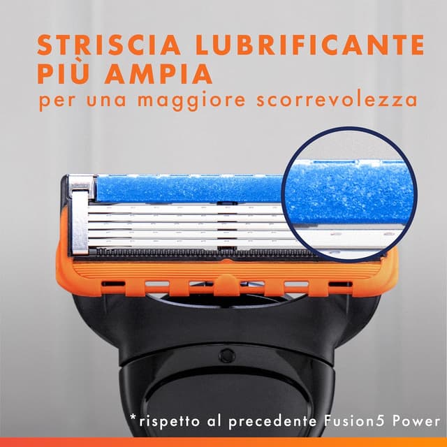 Detalle 1 de Gillette Fusion 5 12 lamette per rasoio manuale 🪒