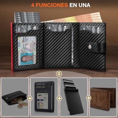 Detalle 2 de TENBST billetera para hombre Smart Wallet