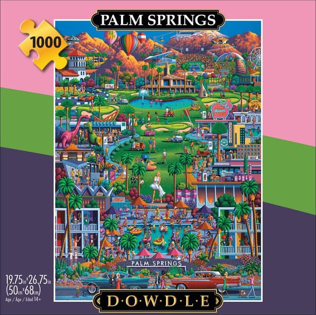 Detalle 2 de Buffalo Games Palm Springs 1000-piece jigsaw