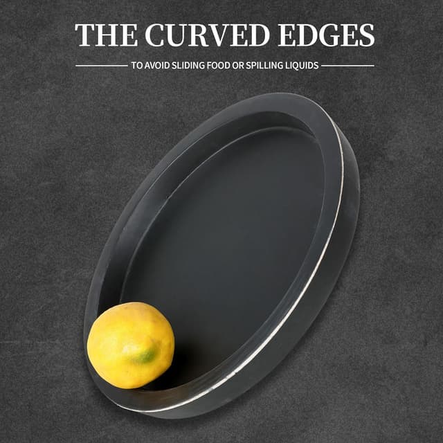 Thumbnail 4 de Hanobe Wooden Tray Round Decorative Serving Tray 🏺