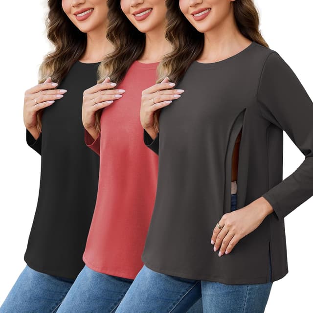 Thumbnail 6 de Stillshirt-Set 3er Pack mit Reißverschluss