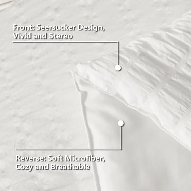 Thumbnail 6 de CozyLux Twin Comforter Set 68x223 cm