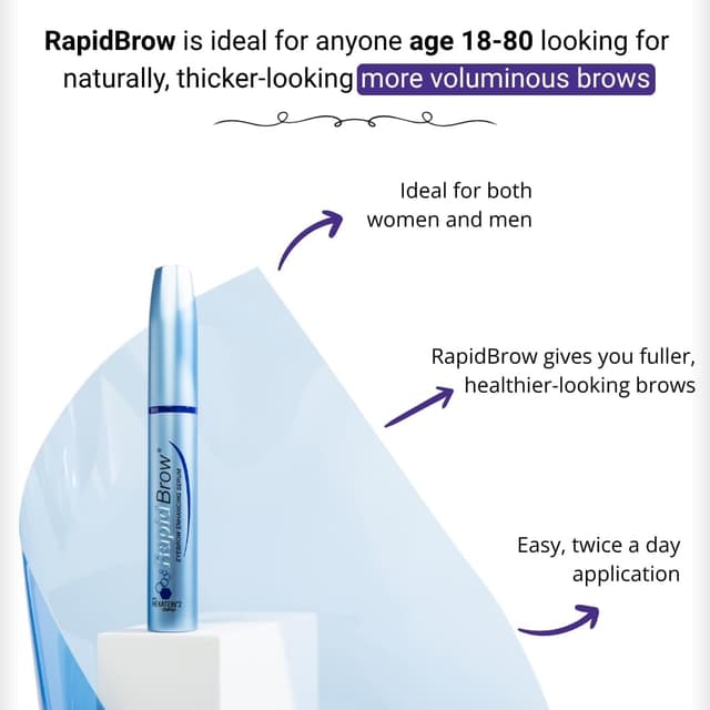 Thumbnail 6 de rapidBrow Eyebrow Enhancing Serum (3 mL) with HEXATEIN 2 Complex