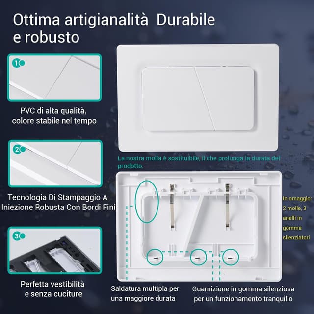 Thumbnail 2 de Empyreal Placca di Comando WC 243×163 mm