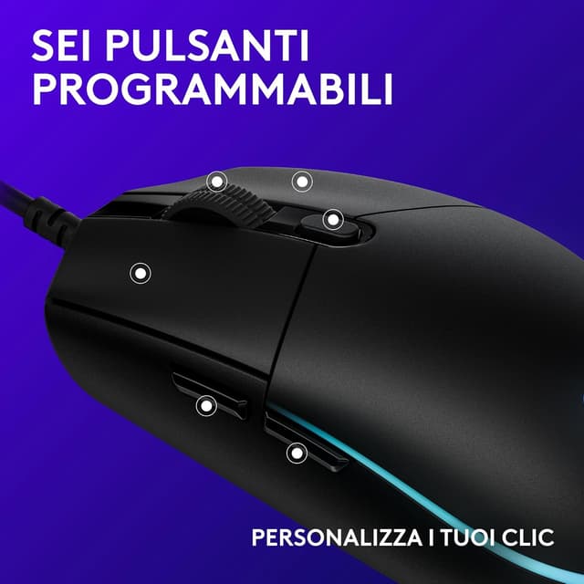 Thumbnail 2 de Logitech G G203 LIGHTSYNC Mouse Gaming 8.000 DPI