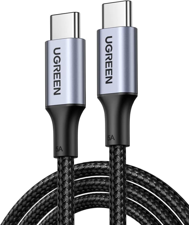 Detalle de UGREEN USB C to USB C Cable 100W 2m