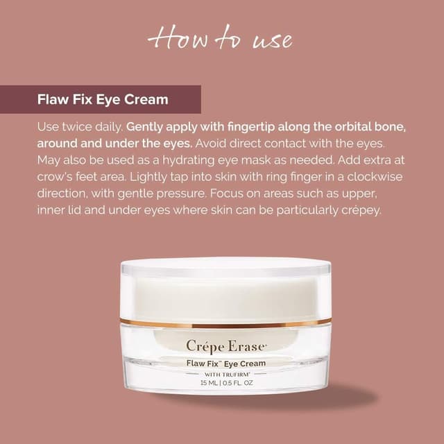 Thumbnail 3 de BODY FIRM Crepe Erase Flaw-Fix Eye Cream 0.5 fl oz