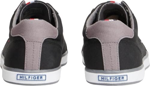 Detalle 2 de Tommy Hilfiger zapatillas para hombre sneaker con suela vulcanizada en negro, talla 43