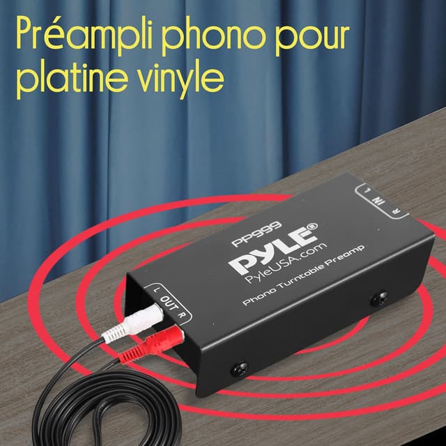 Detalle 2 de Pyle Préampli Phono 12 V