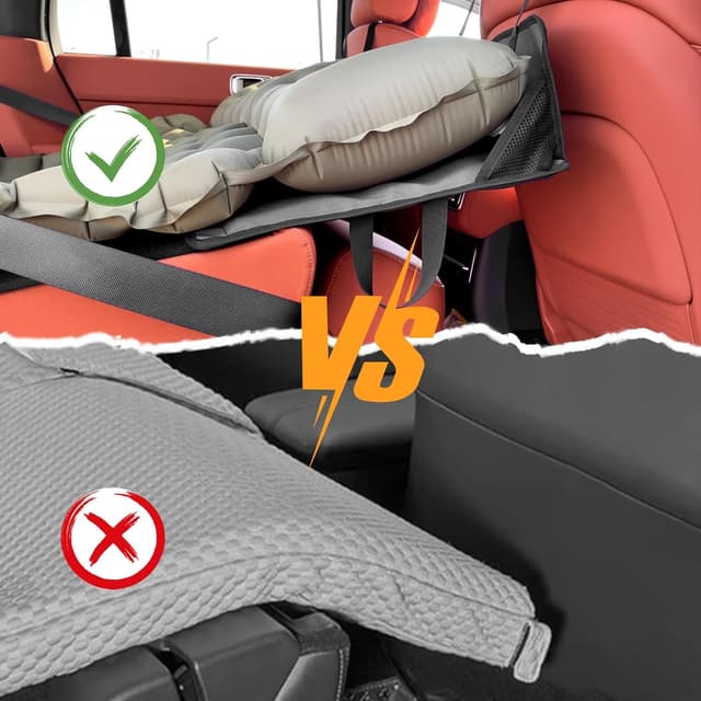 Detalle 2 de ONTYZZ Nicht-aufblasbare Auto-Camping-Matratze für SUV & Rücksitze (klappbar, tragbar)