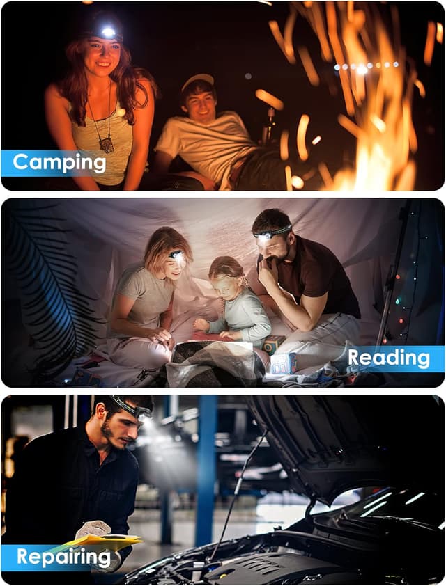 Thumbnail 5 de Lsnisni Stirnlampe 2000 Lumen LED 2er-Set