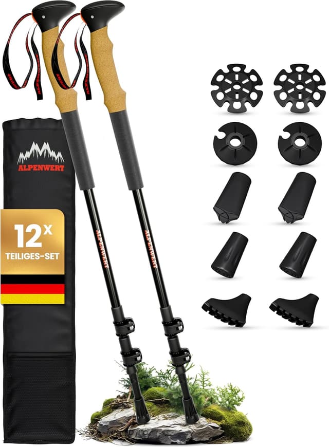 Detalle de ALPENWERT Wanderstöcke 255 g