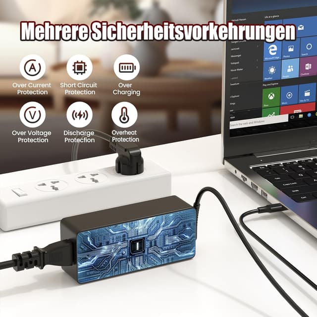Thumbnail 4 de VUOHOEG USB C 65W Netzteil für Lenovo