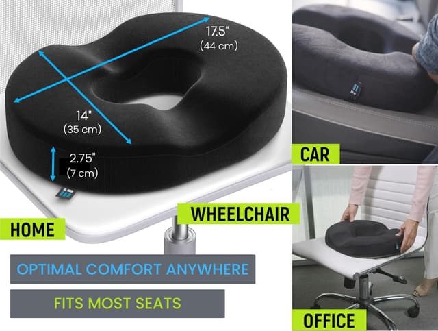 Detalle 2 de Donut Cushion for Coccyx Pain โ Ring Pillow ๐