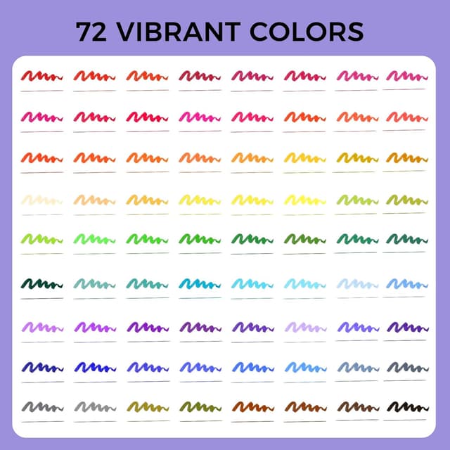 Thumbnail 1 de Artecho Feutre 72 couleurs 🖊