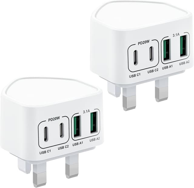 Detalle de Saqykan 40W Multi Charger USB C 4‑Port