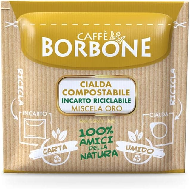 Detalle 2 de Caffè Borbone Cápsulas Compostables Oro – 150 Cápsulas