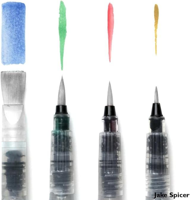 Thumbnail 5 de Derwent Push Button Waterbrush Assorted Set 🖌