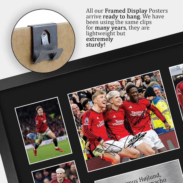 Thumbnail 4 de HWC Trading A3 Framed Signed Photograph Display for Football Fans