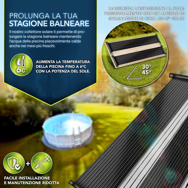 Thumbnail 6 de tillvex Pannello Solare 60×600 cm per Piscina