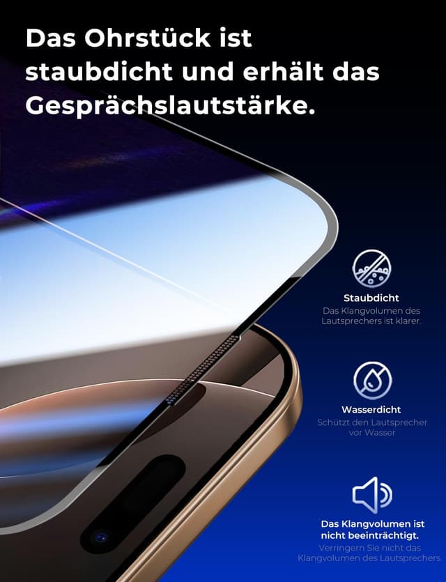 Thumbnail 5 de MAGIC JOHN Schutzfolie 2er Set iPhone 16 Pro