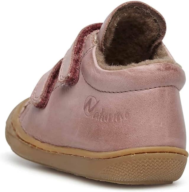 Detalle de Naturino Cocoon VL-Lauflernschuhe aus Nappaleder mit Wollfutter in Altrosa (24)